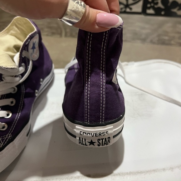 Purple High-Top Sneakers - Picture 6 of 11